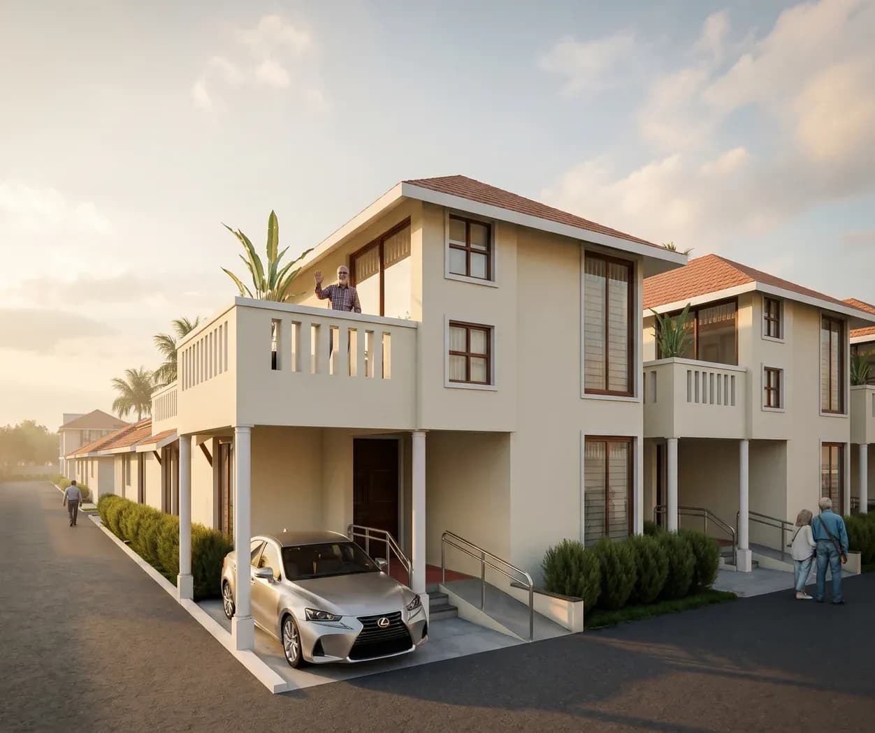 A Mullai garden cottage at Golden Planet